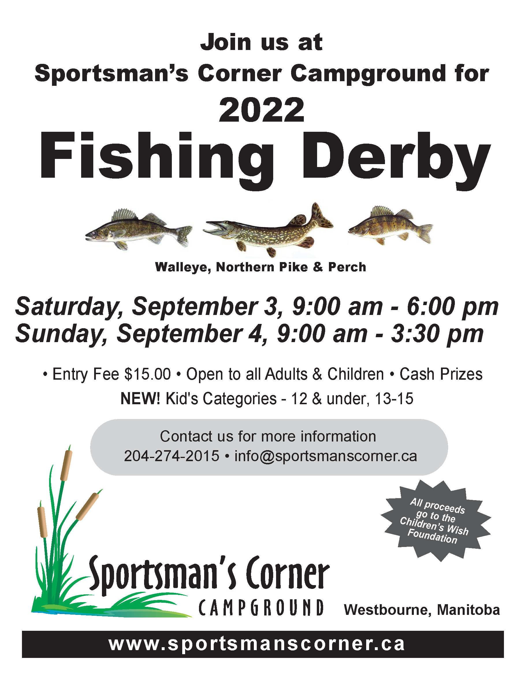 Derby Poster Fall 2022 | Sportsman's Corner Campground